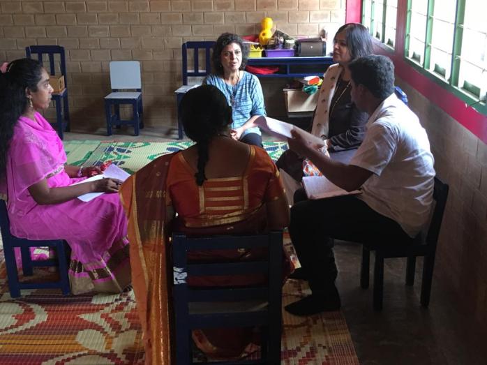 NM with teachers Vidya Chikballapur