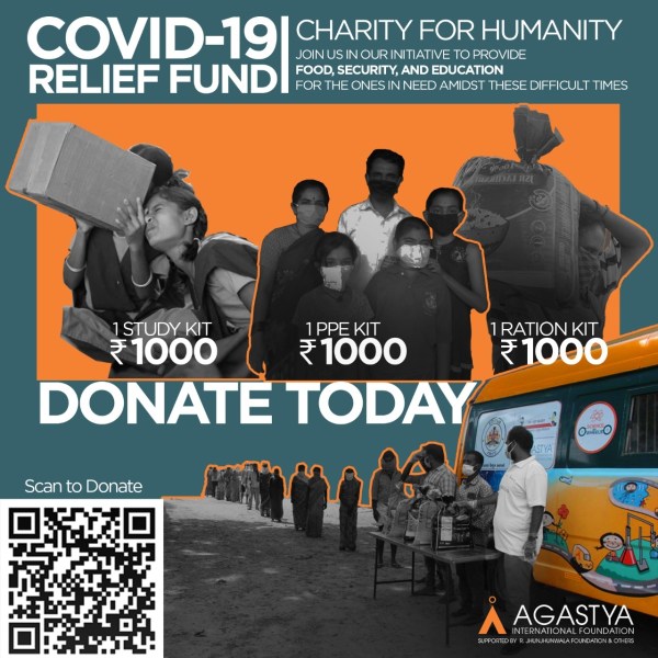 Agastya donation poster