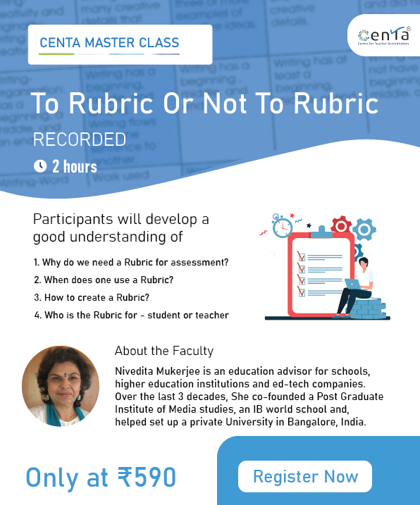 Rubric recorded master class, CENTA