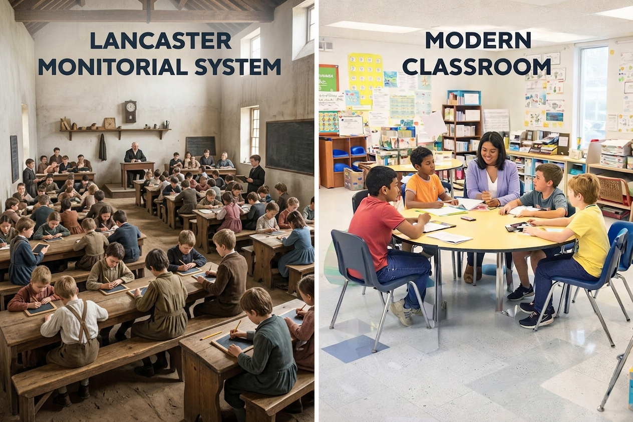 Classroom monitoring system with tracking technology versus small group individualized education for ages 8-12.